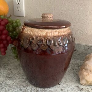 Cookie Jar Kathy kale Embossed Letters COOKIES  USA